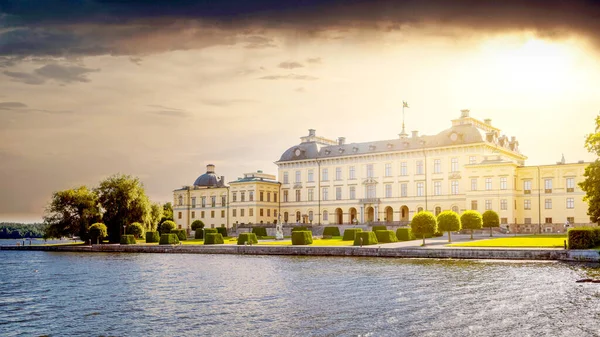 Castillo Drottningholm Estocolmo Suecia —  Fotos de Stock