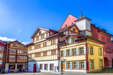 İsviçre 'nin tarihi Appenzell kenti