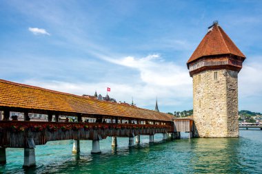 Şapel Köprüsü, Lucerne, İsviçre