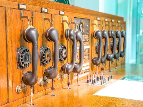 Historische Telefonkommunikationsmaschine Deutschland — Stockfoto