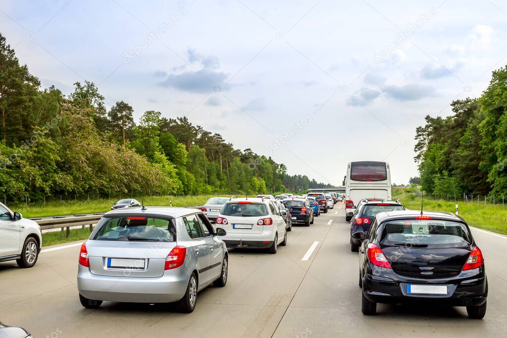 Car Highway in Germany 