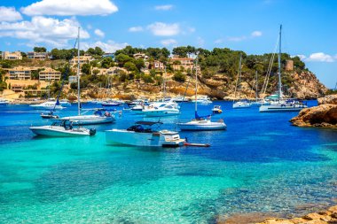 Cala Portals Vadisi Mallorca Adası, İspanya 