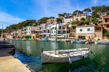 Cala Figuera, Santanyi, Mallorca, İspanya 