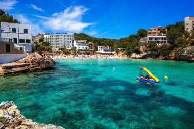 Playa de Santany, Santany, Mallorca, İspanya 