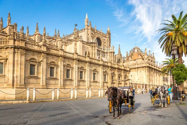 Cathedral Sevilla Andualusia Spain — Foto de Stock