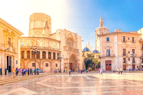 Kathedrale Von Valencia Spanien — Stockfoto