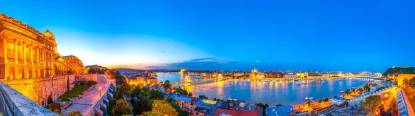 Panorama Vista Sobre Budapeste Fortaleza Hungria — Fotografia de Stock