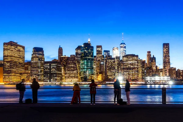 Skyline New York City Usa — Foto Stock