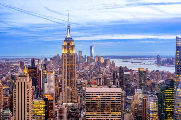 Skyline New York City Usa — Foto Stock