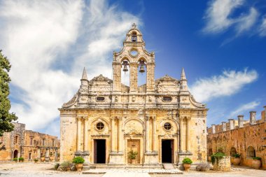 Arkadi 'deki Arkadi Manastırı, Girit, Yunanistan 