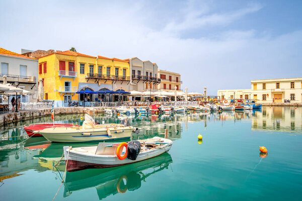 Venetian Harbour, Rethymnon, Crete, Greece 