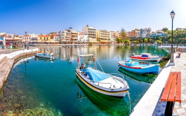 Agios Nikolaous Limanı, Kreta Adası, Yunanistan 