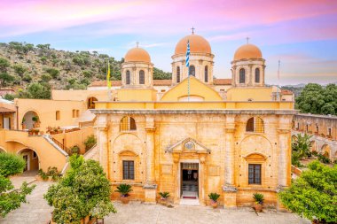 Manastır Kutsal Üçlü, Meteora, Girit Adası, Yunanistan 