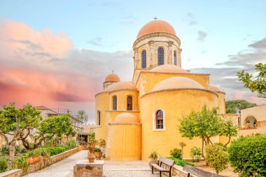 Kutsal Üçlü Manastır, Meteora, Girit Adası, Yunanistan 