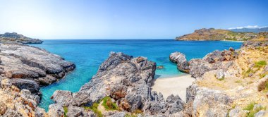 One Rock Beach, Island Girit, Yunanistan