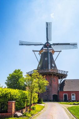 Rysum, Krummhoern, Doğu Friesland, Kuzey Denizi, Almanya 