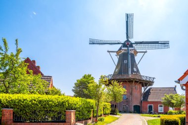 Rysum, Krummhoern, Doğu Friesland, Kuzey Denizi, Almanya 