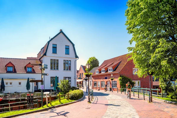 Historické Město Greetsiel Krummhoern Severní Moře Německo — Stock fotografie