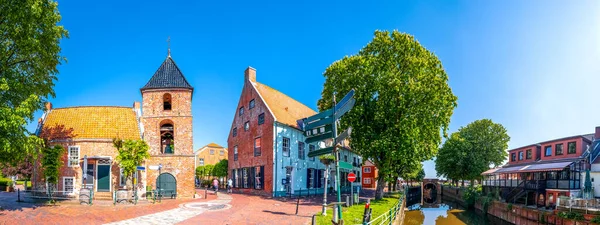 Cidade Histórica Greetsiel Krummhoern Mar Norte Alemanha — Fotografia de Stock