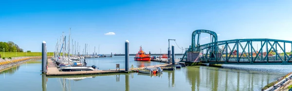 Nassau Brug Wilhelmshaven Nedersaksen Duitsland — Stockfoto