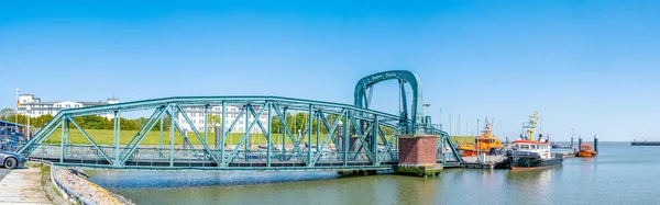 Nassau Bridge Wilhelmshaven Lower Saxony Alemania — Fotografia de Stock