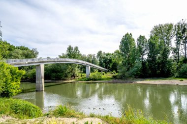 Kuehkopf Köprüsü, Riedstadt Erfelden, Hessen, Deutschland 