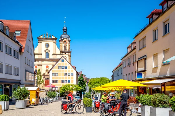 Ιστορική Πόλη Neckarsulm Γερμανία — Φωτογραφία Αρχείου