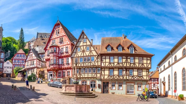 Old Market Miltenberg Bavyera Almanya — Stok fotoğraf
