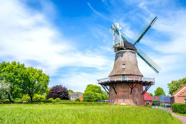 Větrný Mlýn Nenndorfu Westerholtu Německo — Stock fotografie