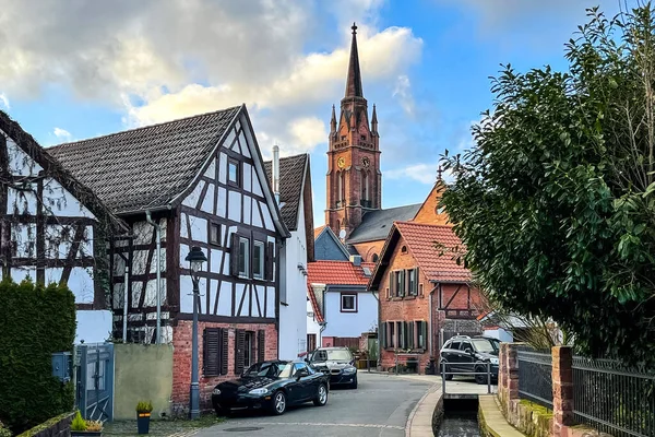 Bach Street Langen Hessen Alemania — Foto de Stock