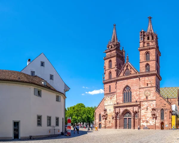 Munster Katedralen Basel Schweiz — Stockfoto