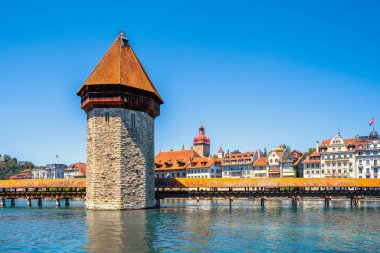 Şapel Köprüsü, Lucerne, İsviçre 