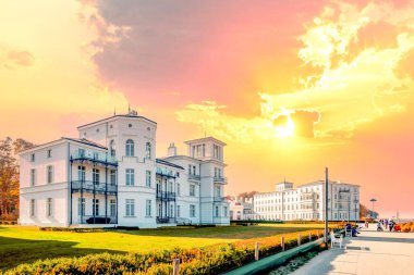 Heiligendamm, Bad Doberan, Baltık Denizi, Almanya 