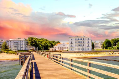 Heiligendamm, Bad Doberan, Baltık Denizi, Almanya 