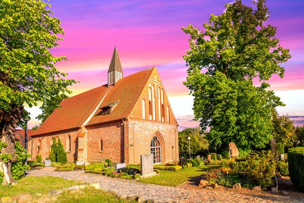 Chiesa Saint Johannis Katzow Germania — Foto Stock