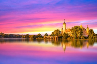 Schwerin Kalesi, Mecklenburg Vorpommern, Almanya 