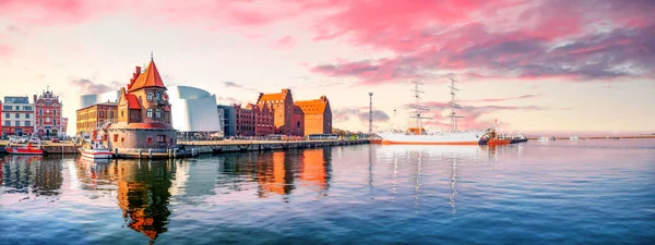 Stralsunds Hamn Tyskland — Stockfoto