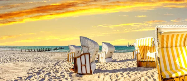 Strand Zingst Östersjön Tyskland — Stockfoto