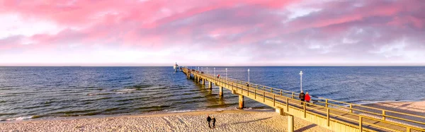 Pláž Zinnowitz Baltské Moře Německo — Stock fotografie