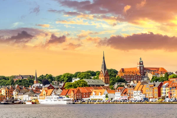 View Flensburg Germany — Stockfoto