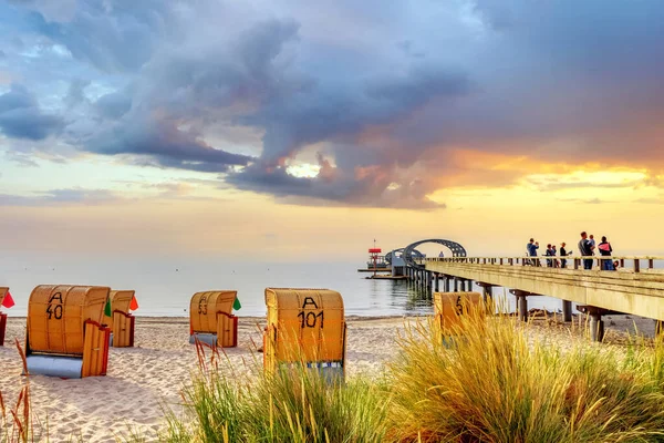 Plaża Kellenhusen Morze Bałtyckie Niemcy — Zdjęcie stockowe