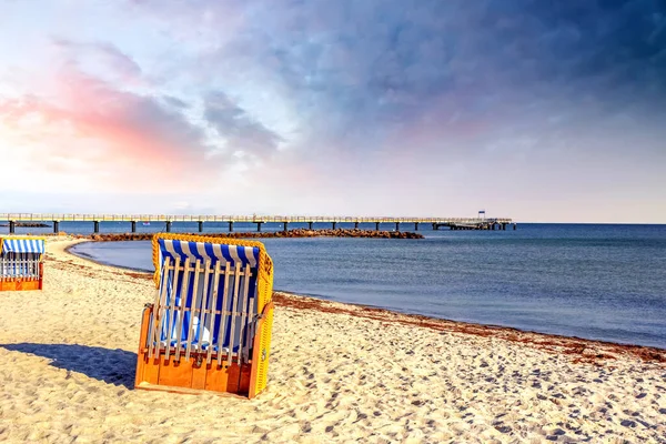Plaża Schoenberg Morze Bałtyckie Niemcy — Zdjęcie stockowe