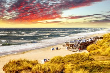 Wenningstedt, Sylt, Ada, Kuzey Denizi, Almanya 