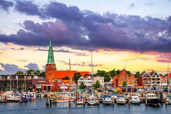 View Flensburg Germany — Stockfoto