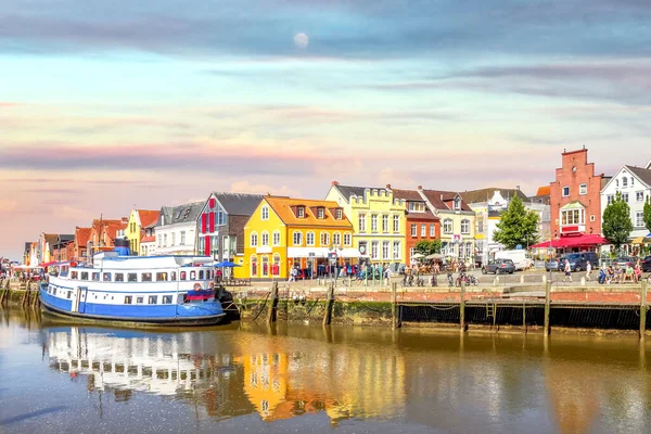 Harbour Husum North Sea Germany — Stockfoto