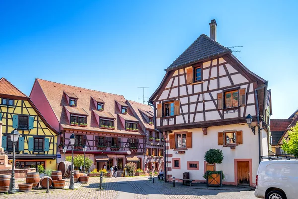 Market Place Ribeauville Alsace France — Stock Photo, Image