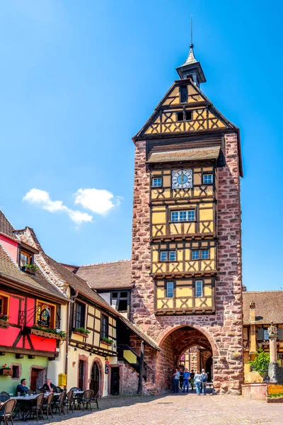 Historical Market Ribeauville Alsace France — Stockfoto