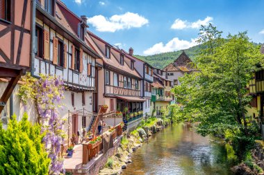 Historical city of Kaysersberg, Alsace, France 