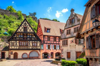 Historical city of Kaysersberg, Alsace, France 