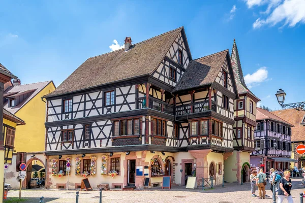 Historical City Kaysersberg Alsace France — 图库照片